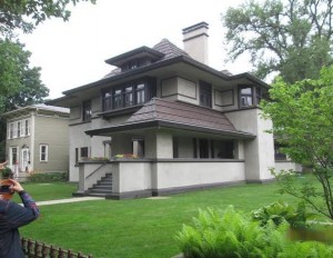 Frank Lloyd Wright and Louis Sullivan